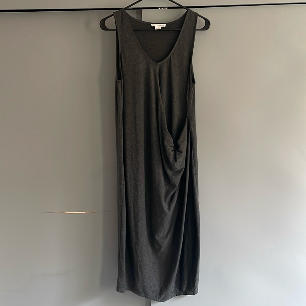 Long soft dress. Wear it in summer or sweater it for wintered with boots!